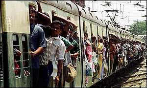 Crowded train