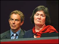 Tony Blair and Clare Short