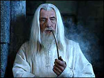 Sir Ian McKellen as Gandalf