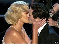 Charlize Theron with Adrien Brody