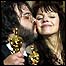 Peter Jackson kissing Fran Walsh