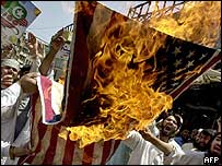 Anti-US protest in Pakistan