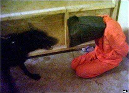 Image of prisoner at Iraq's Abu Ghraib jail broadcast by Australia's SBS TV network