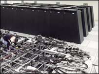 BlueGene L under construction, IBM