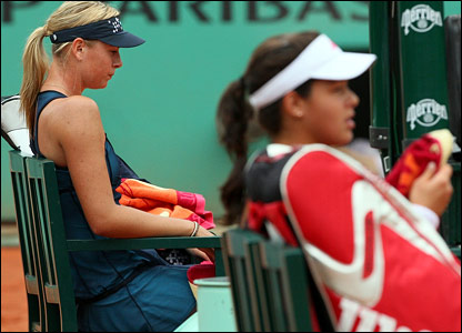 Maria Sharapova and Ana Ivanovic