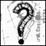 Question mark floor plan of BBC Television Centre