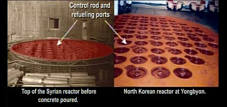 US government image said to be of North Korean and Syrian reactors