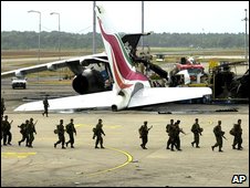 Destroyed the tail of a destroyed Sri Lankan Airlines Airbus aircraft  after 2001 Tamil Tiger attack at Colombo airport