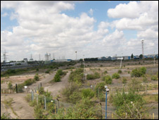 The site for proposed prison