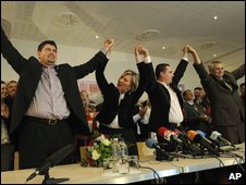 Jobbik party celebrates