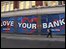 Metro Bank behind hoarding