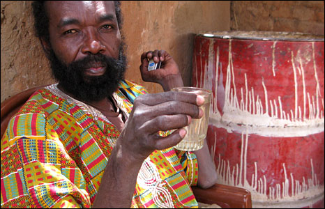 An araqi drinker in Khartoum