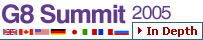 Banner - G8 summit 2005 In depth