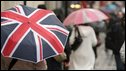 Feeling gloomy? Umbrella in the rain