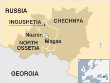 Ingushetia map