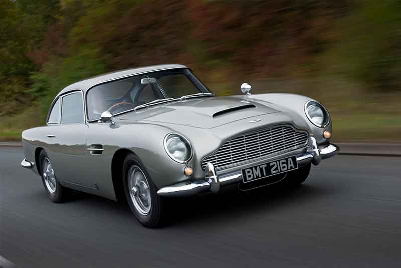 Aston Martin history - DB5 sports car - carphile