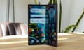 Samsung Galaxy Z Fold 6 review stood up like an open book.