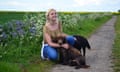 Caitlin Mayhew, care farm co-ordinator, at Hall Farm in North Lincolnshire.