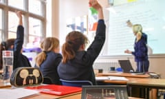 Children and teacher in a classroom