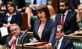 FILE PHOTO: Ministerial Statement on Spending inheritance, in London<br>FILE PHOTO: Britain's new finance minister, Rachel Reeves, speaks at the House of Commons, in London, Britain, July 29, 2024. UK Parliament/Jessica Taylor/Handout via REUTERS THIS IMAGE HAS BEEN SUPPLIED BY A THIRD PARTY MANDATORY CREDIT/File Photo