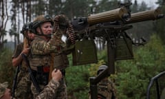 Members of the female anti-drone mobile air defence unit attend exercises in Kyiv region, Ukraine.