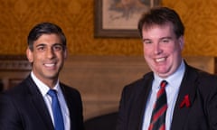 Craig Williams, right, former parliamentary aide to Rishi Sunak, left, had been caught up in the Gambling Commission inquiry.