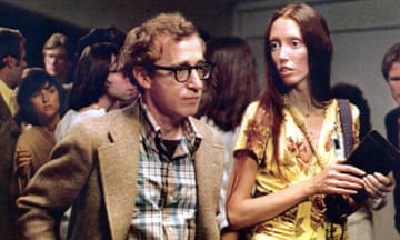 Woody Allen and Shelley Duvall in Annie Hall.
