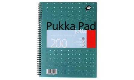 Pukka Jotta Notepad A4 Ruled 80gsm Wirebound 200 Pages 100 Sheets