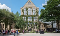 Students at The University of Manchester attend their graduation ceremony, along with friends and family