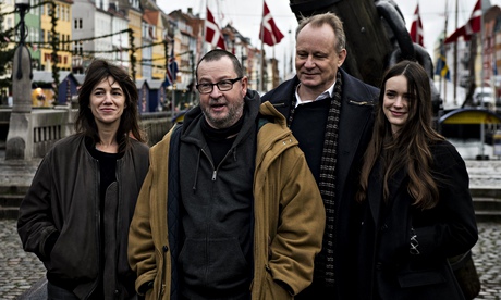 Charlotte Gainsbourg, Lars von Trier, Stellan Skarsgård and Stacy Martin