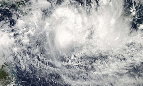 Cyclone Ita churns off the coast of Australia.