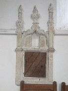 Decorated aumbry