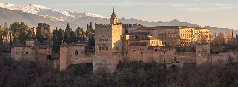 Charles V palace in Alhambra, Spain