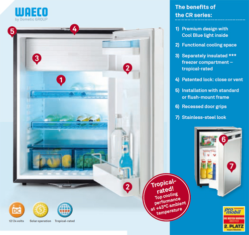 Waeco Coolmatic CR Compressor Fridge range