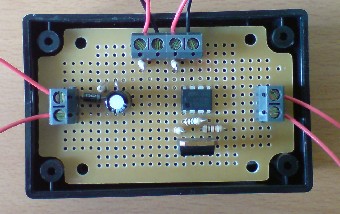 SOLAR PUMP CONTROLLER CIRCUIT. Electronic pump controller for solar water heating system