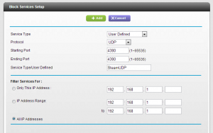 Using Netgear to block Steam Traffic