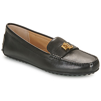 Shoes Women Loafers Lauren Ralph Lauren BARNSBURY-FLATS-DRIVER Black