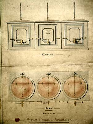 Steam apparatus drawing