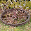 Remains of a wheel at Penderyn quarry