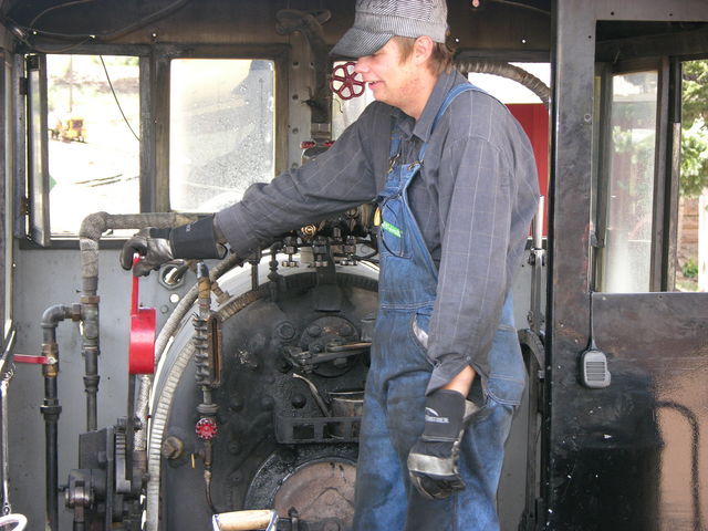 Cripple Creek and Victor Narrow Gauge Railroad engineer