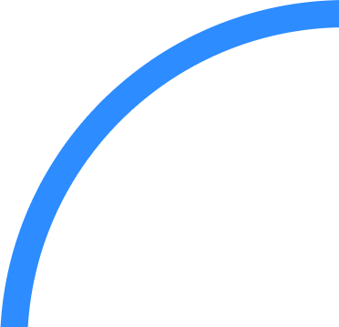 Blue half circle