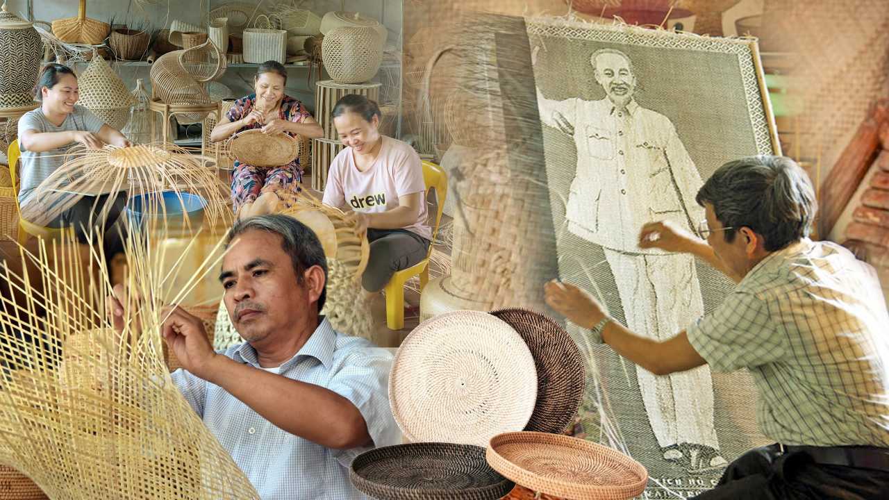 Làng nghề mây tre đan Phú Vinh