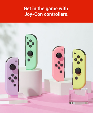 Choose from our range of colourful Joy-Con pairs to suit your console!