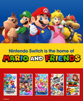 Find your next adventure with Mario and Friends!